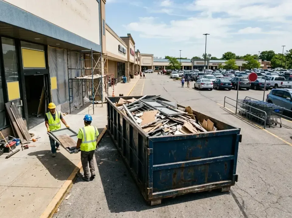retail-store-renovation-debris-003 — frequently asked questions, Roll-off Dumpster Rentals in Fairbury, IL